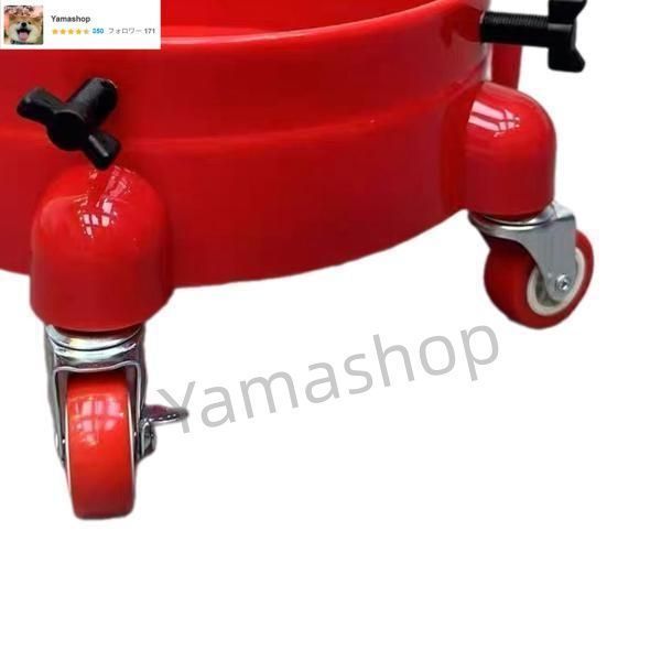 洗車用バケツ台車 ローリングバケツ台車