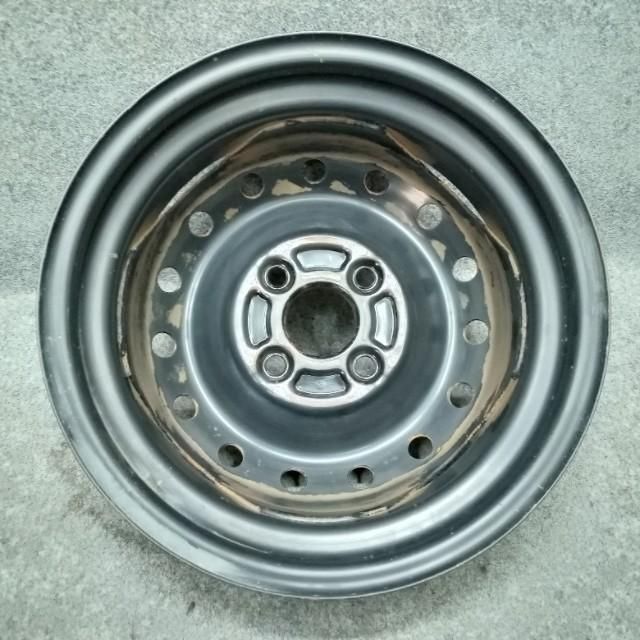 ホンダ 純正 ライフ スチールホイール 黒鉄チン 4.00B PCD100 40 42700-SZH-J01 4本 NVAN バモス 3516 FFCRYSTALESIA_COM