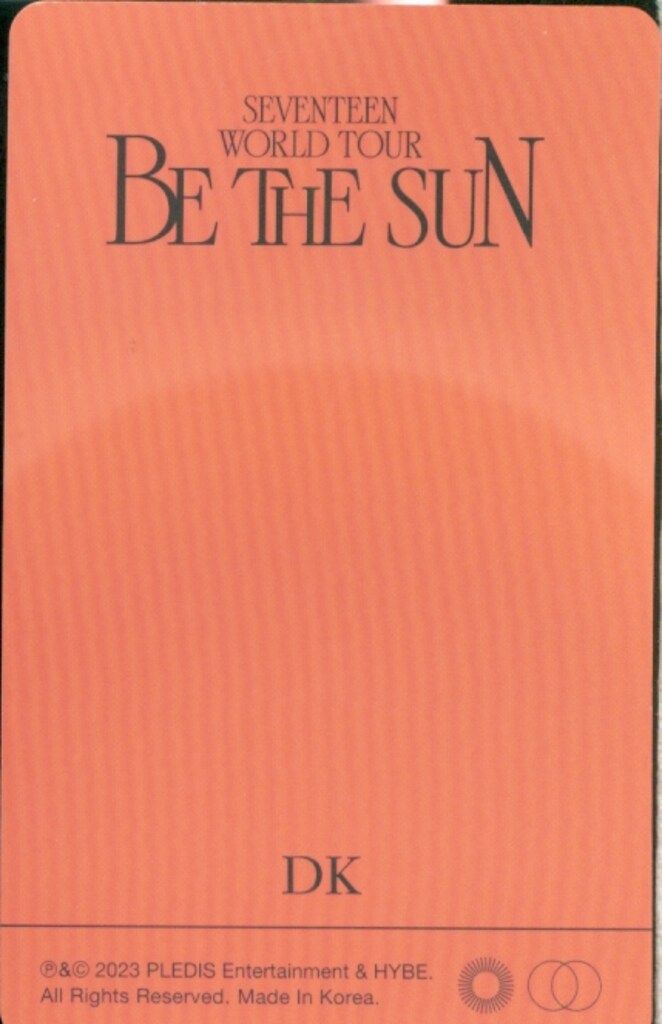 SEVENTEEN DVD盤 DK 2022 WORLD TOUR 'BE THE SUN' - メルカリ