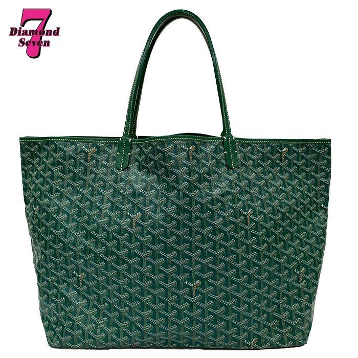 入手困難♪【GOYARD】グリーン サンルイ GM tote bag ポーチ付き 少量入荷♪【GOYARD】グリーン サンルイ GM トート ポーチ付き
