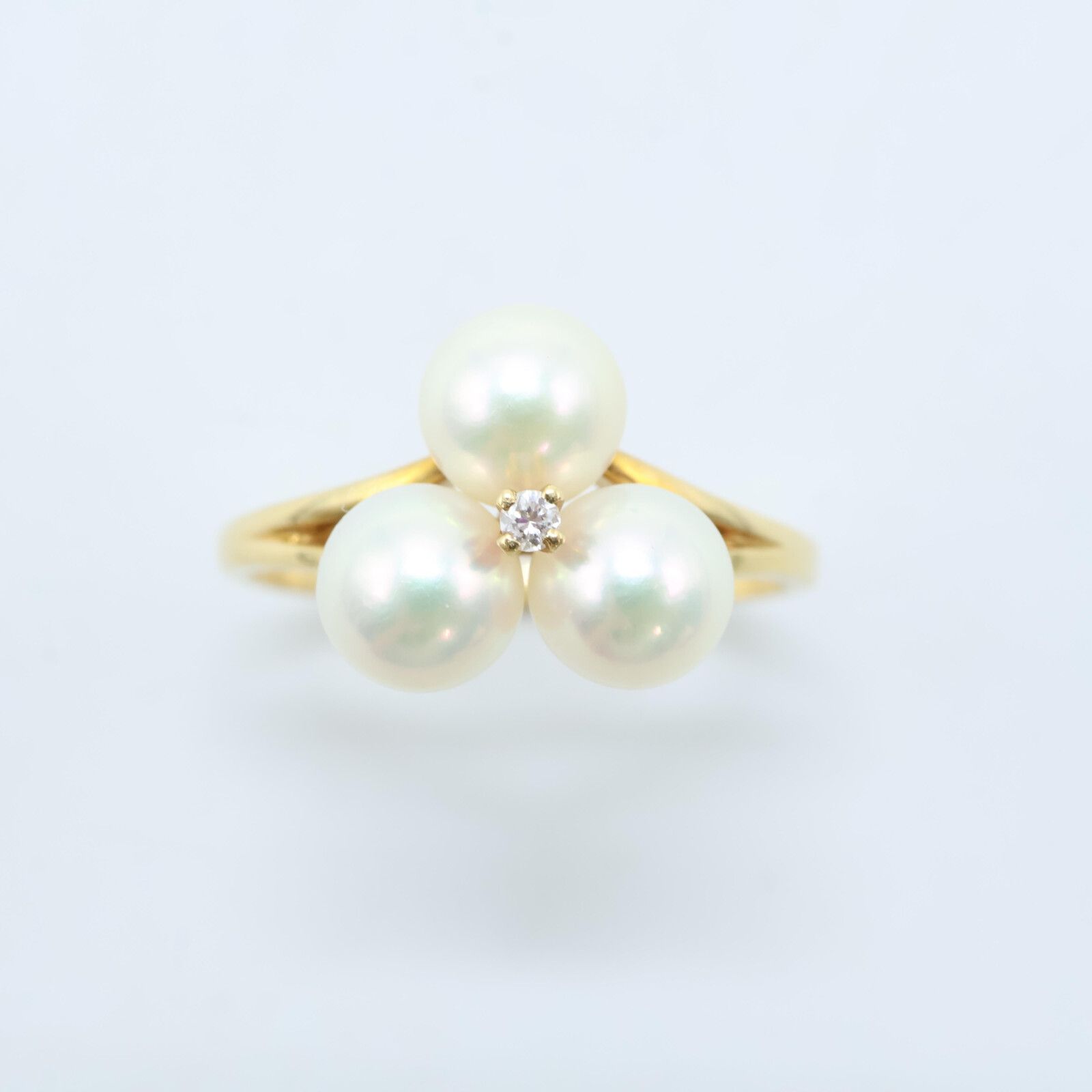 MIKIMOTO ミキモト 750 1Pダイヤモンド/5.8mm 3Pパール 12号 - メルカリ 