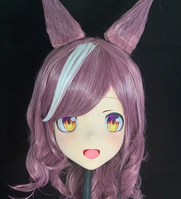 全頭マスク カツラ付き ロック付き NO.51 フルマスク ドール