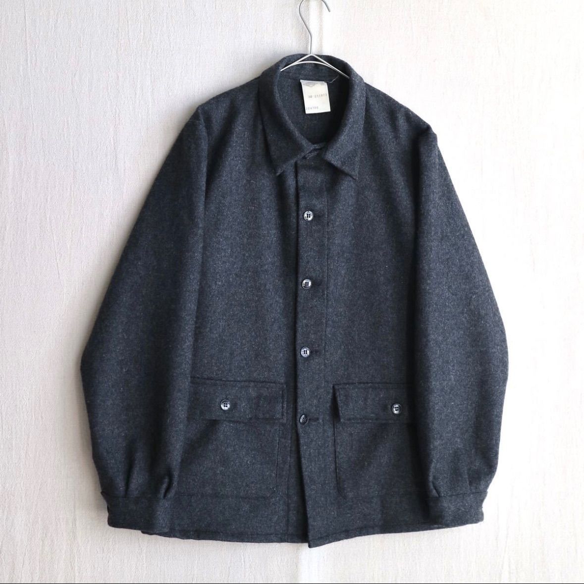 DANTON ウール カバーオール グレー DANTON＞ウール ライトパイル