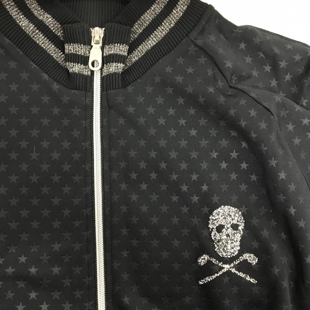 ☆SALE価格☆【超美品】マークアンドロナ ジャケット 黒 星地模様 リブ