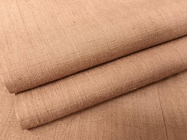 平和屋着物○上質な紬 色無地 退紅色 正絹 逸品 未使用 CAAT6820vf