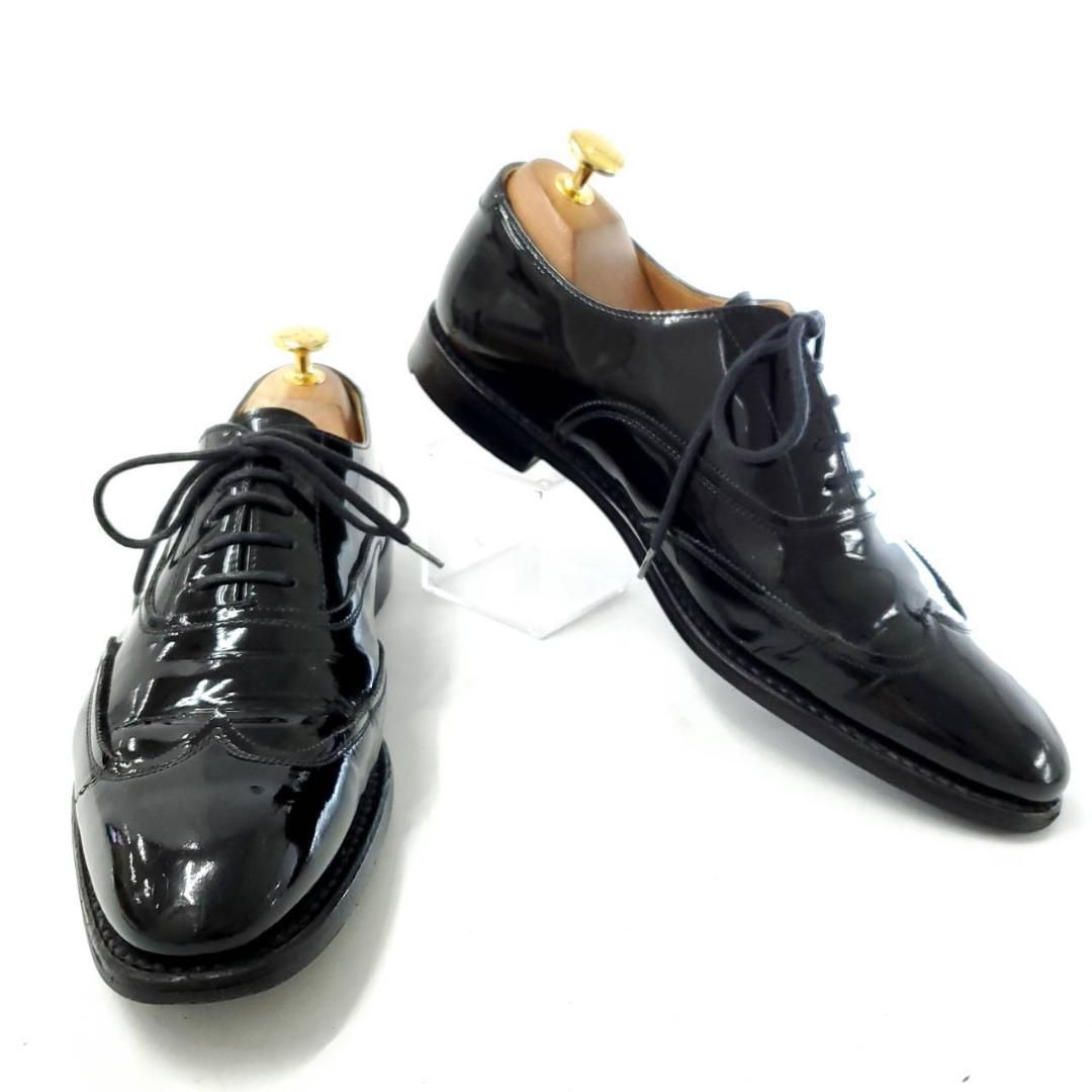 チャーチ　三都市　ロンドン　ニューヨーク　ミラノ　EU38　エナメル　ブラック チャーチ 三都市 ロンドン ニューヨーク ミラノ EU38 エナメル