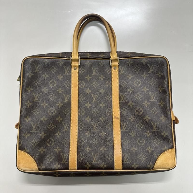 LOUIS VUITTON ルイヴィトン ブリーフケース 書類かばん M53361 モノグラム ポルトドキュマン ヴォワヤージュ ブラウン ビジネス バッグ ブリーフ ケース TH0034