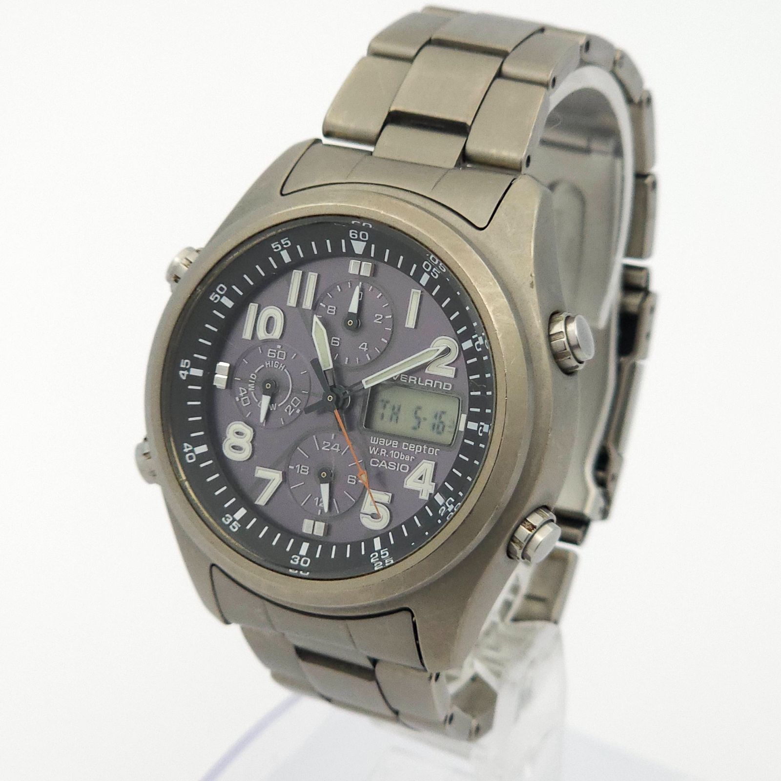 CASIO カシオ オーバーランド OVW-500TDJ ソーラー電波 動作品