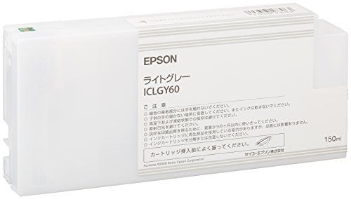 お買い得，本物保証 【新品・3営業日で発送】EPSON エプソン ICLGY60 ライトグレー インクカートリッジ・詰め替えインク