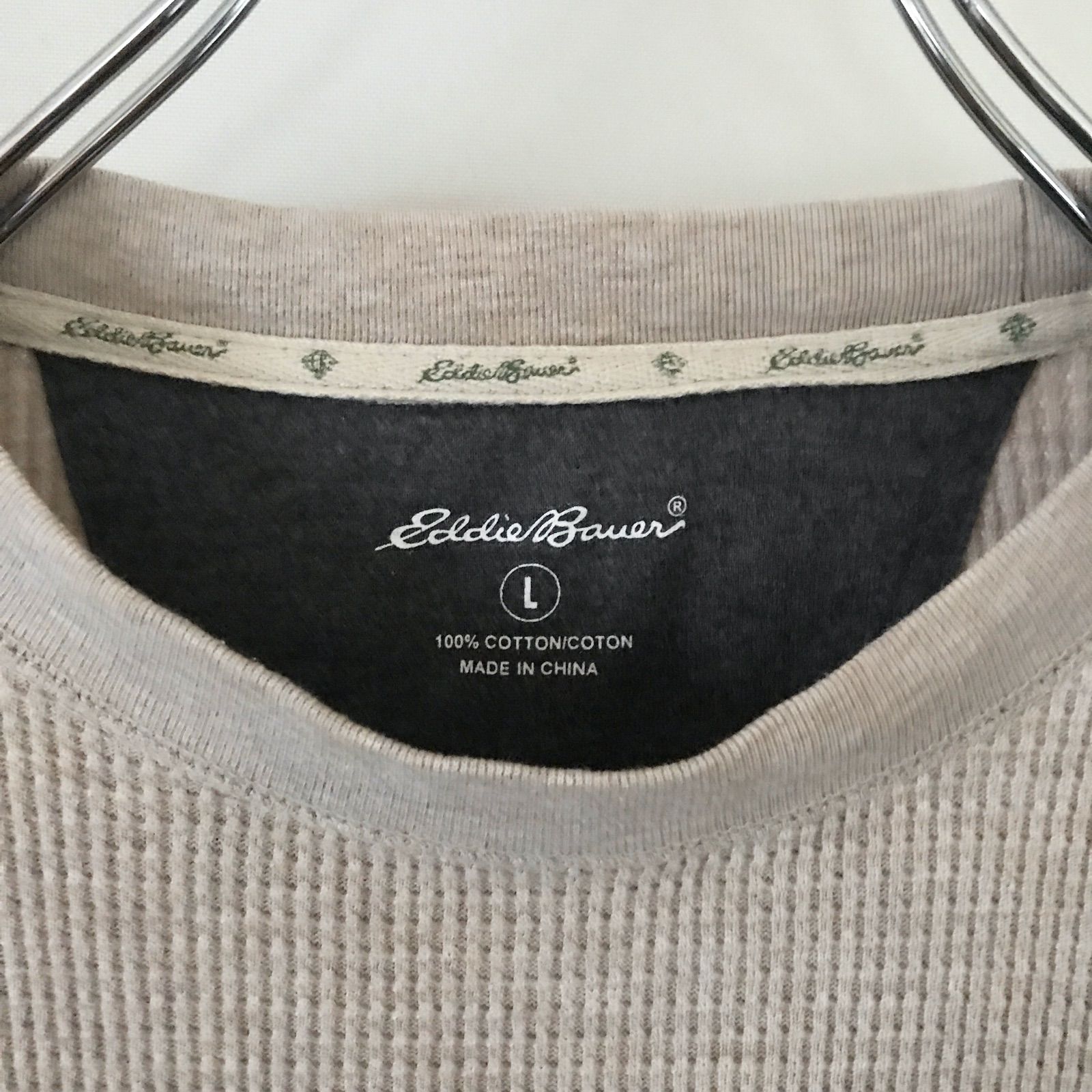 EDDIE BAUER エディーバウアー☆サーマルカットソー☆ワッフルTシャツ