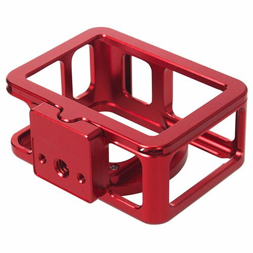  エツミ GoPro HERO 7対応 アクションメタルプロテクターカバー レッド VE 2223 その他 カメラアクセサリー