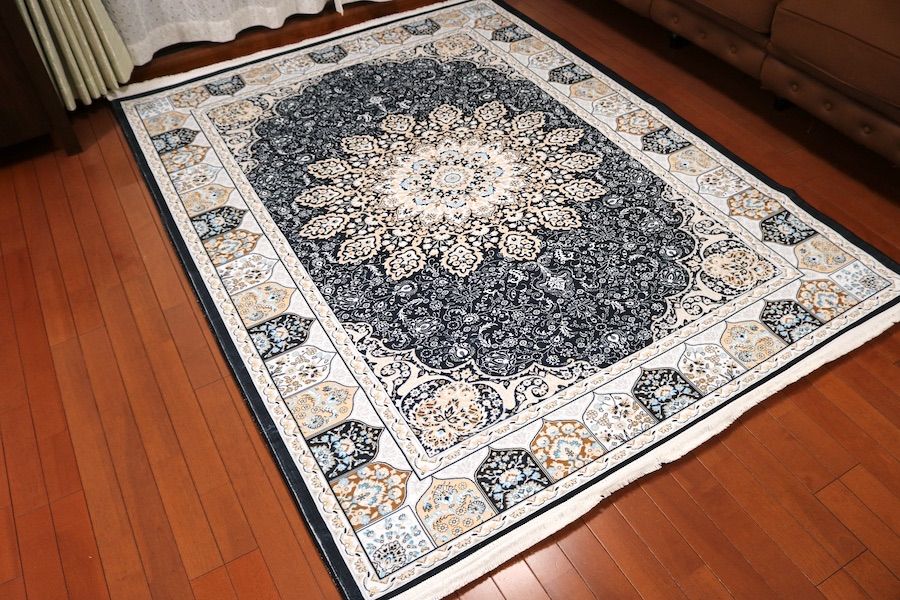ペルシャ柄絨毯 160×220 新品未使用 大判ラグ カーペット 訳あり
