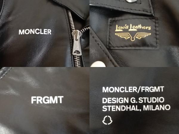 Lewis Leathers Fragment design MONCLER ダブルライダース SIZE
