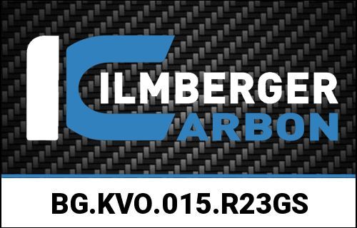 ILMBERGER フロントフェンダー BDC（ブラック・ダイヤモンド・カーボン仕上げ） 艶あり（グロッシー） BMW R 1300 GS 2023－ | BG.KVO.015.R23GS