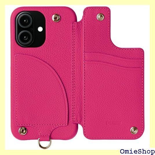 DEMIU BALLON iPhone 16 マゼンタピンク ケース DEMIU BALLON iPhone