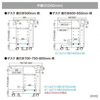 W800mm用 ホワイト