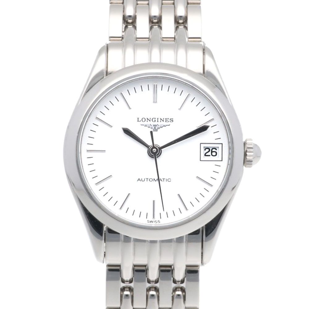 ロンジン 腕時計 時計 ステンレススチール L4 298 4 自動巻き レディース 1年保証  LONGINES  中古 ロンジン