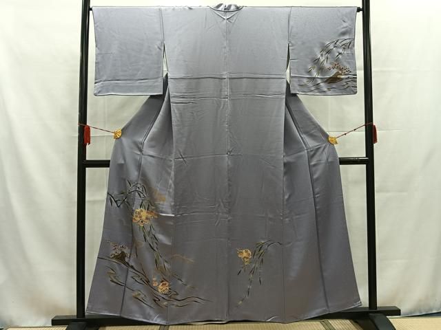 ［4353］訪問着 美品 雪輪花文 金銀彩 逸品 正絹 着物 袷 4353］訪問着 美品 雪輪花文 金銀彩 逸品 正絹 着物 袷 - メルカリ