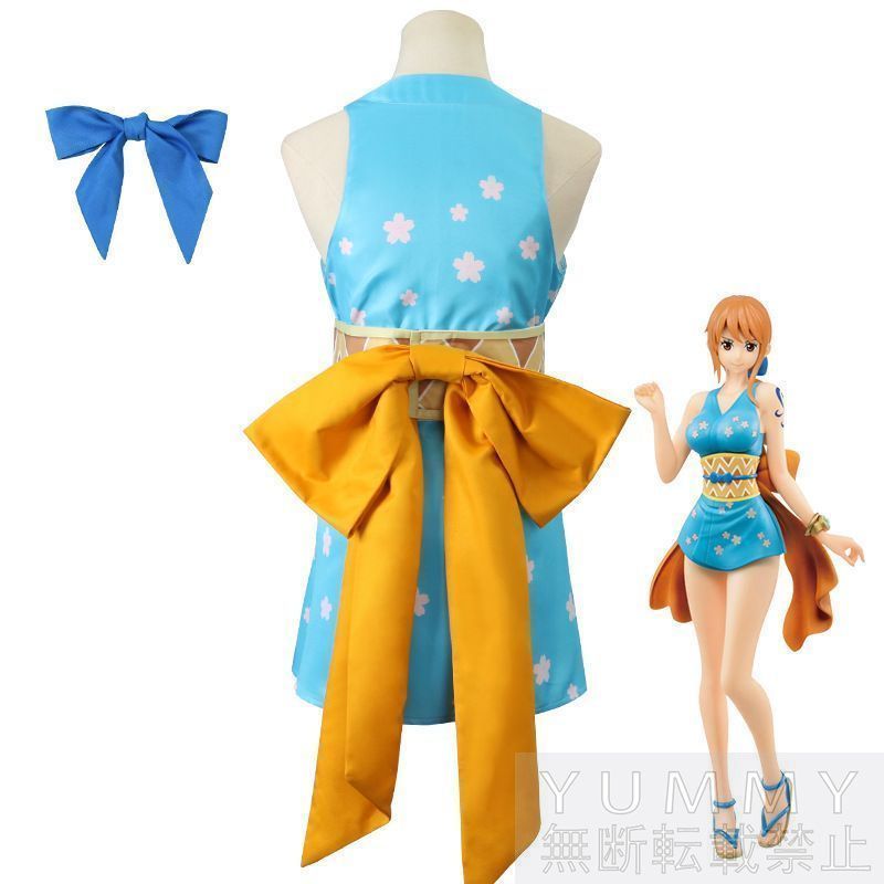 COS ONE PIECE ワンピース ナミ コスプレ 衣装 コスチューム 浴衣 Nami コスプレ衣装 ワノ国 Cosplay 和服 演出服 変装  仮装 日常服 アニメ - メルカリ