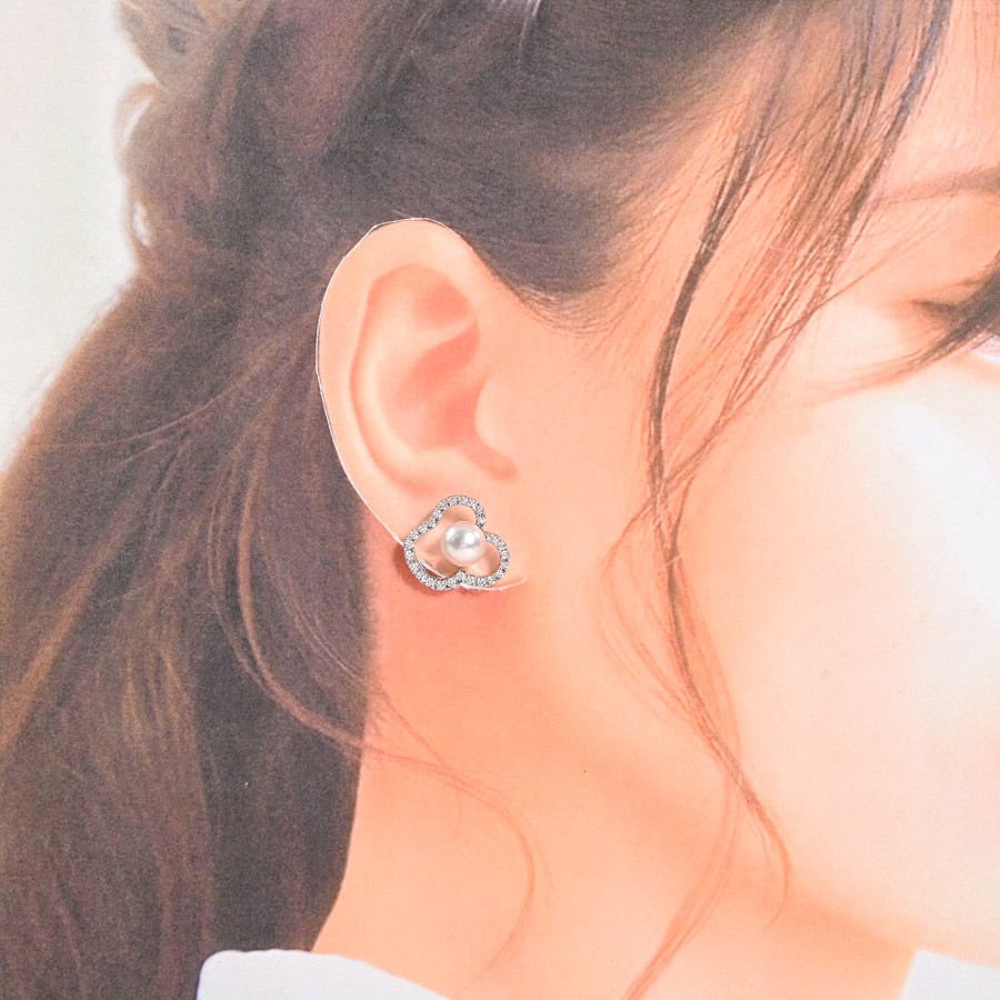 tasakiピアス TASAKI Danger Fang パール ピアス 18Kホワイトゴールド