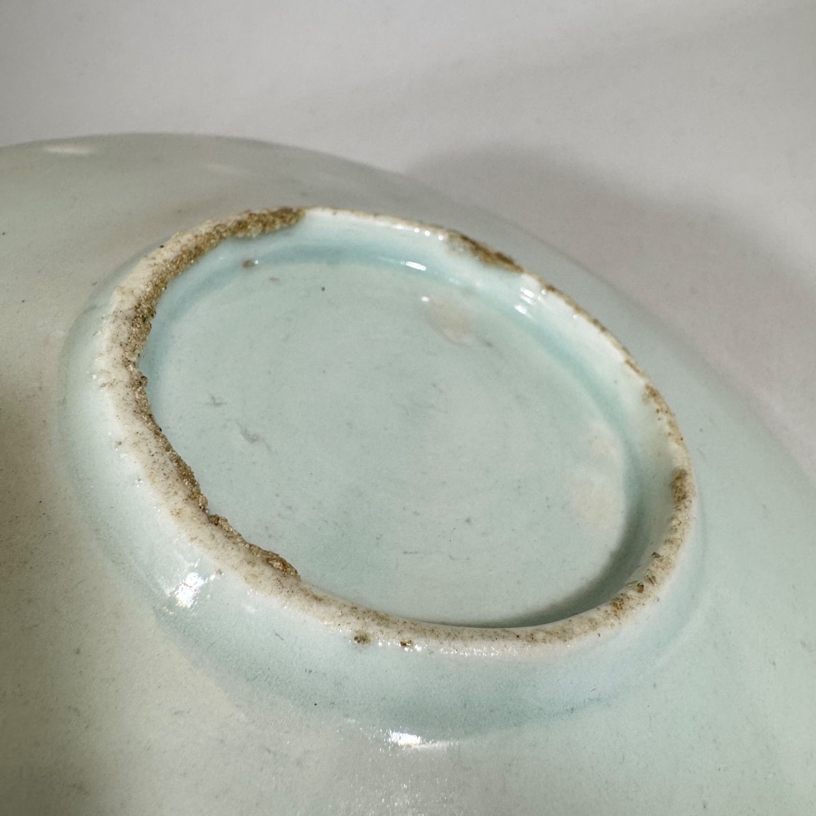 古伊万里　藍九谷　小皿　無傷完品　新渡　古染付　民芸　民藝　古九谷　初期伊万里 古伊万里 藍九谷 小皿 無傷完品 新渡 古染付 民芸 民藝 古九谷