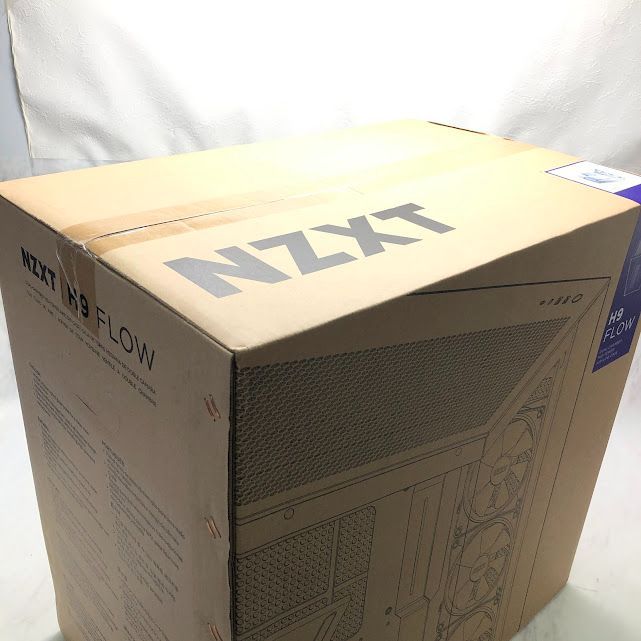 【新品・未開封品】NZXT H9 Flow 2層構造ミドルタワーPCケース White CM-H91FW-01 F0725 0805ML012 0120240805100403