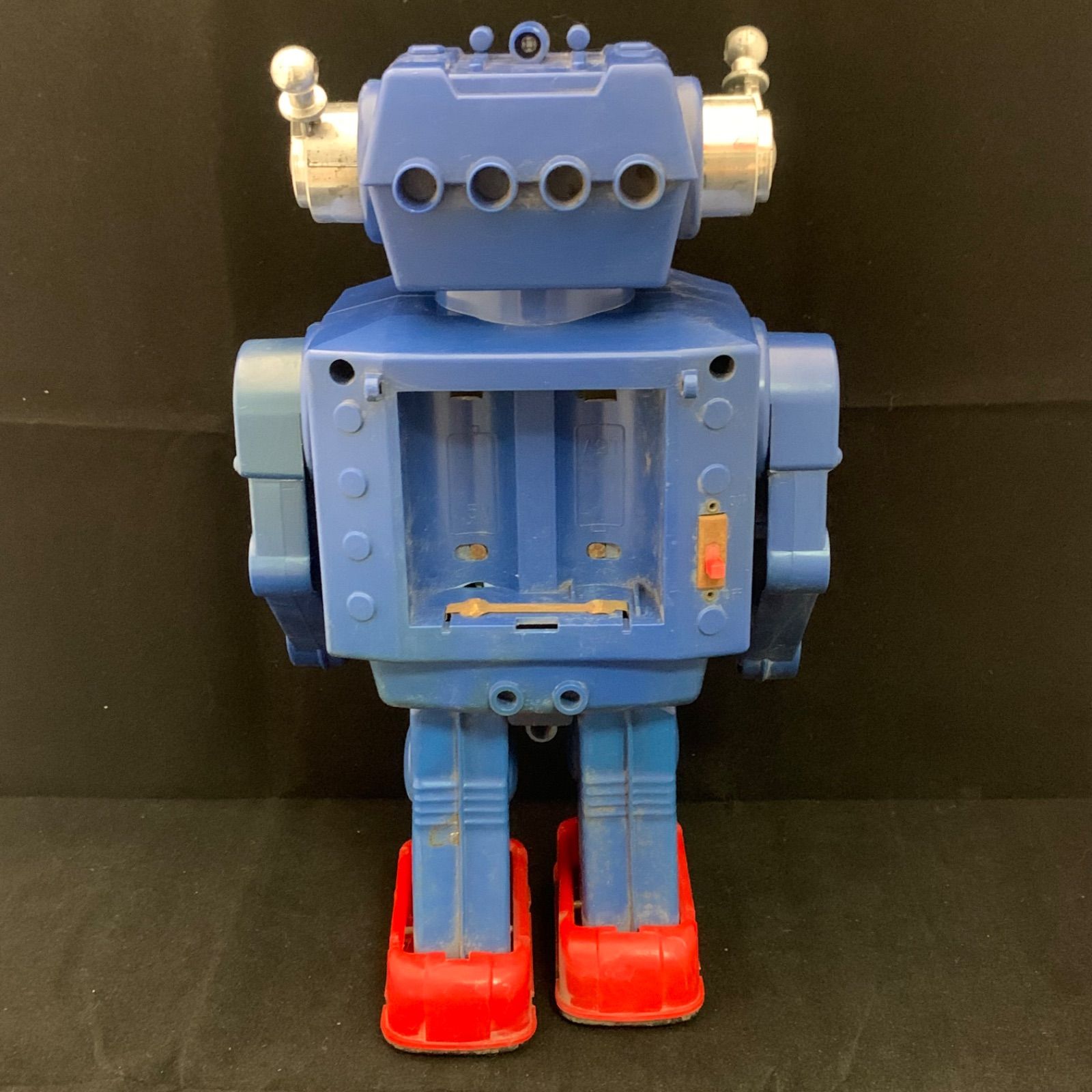 ニューテレビロボット 昭和レトロ　ジャンク品 ニューテレビロボット 昭和期 当時物 堀川玩具 レトロ 希少