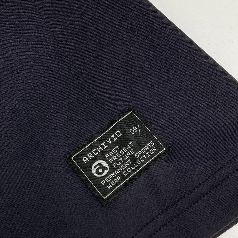 サイズ：48 ARCHIVIO アルチビオ モックネック 半袖Tシャツ ブラック系