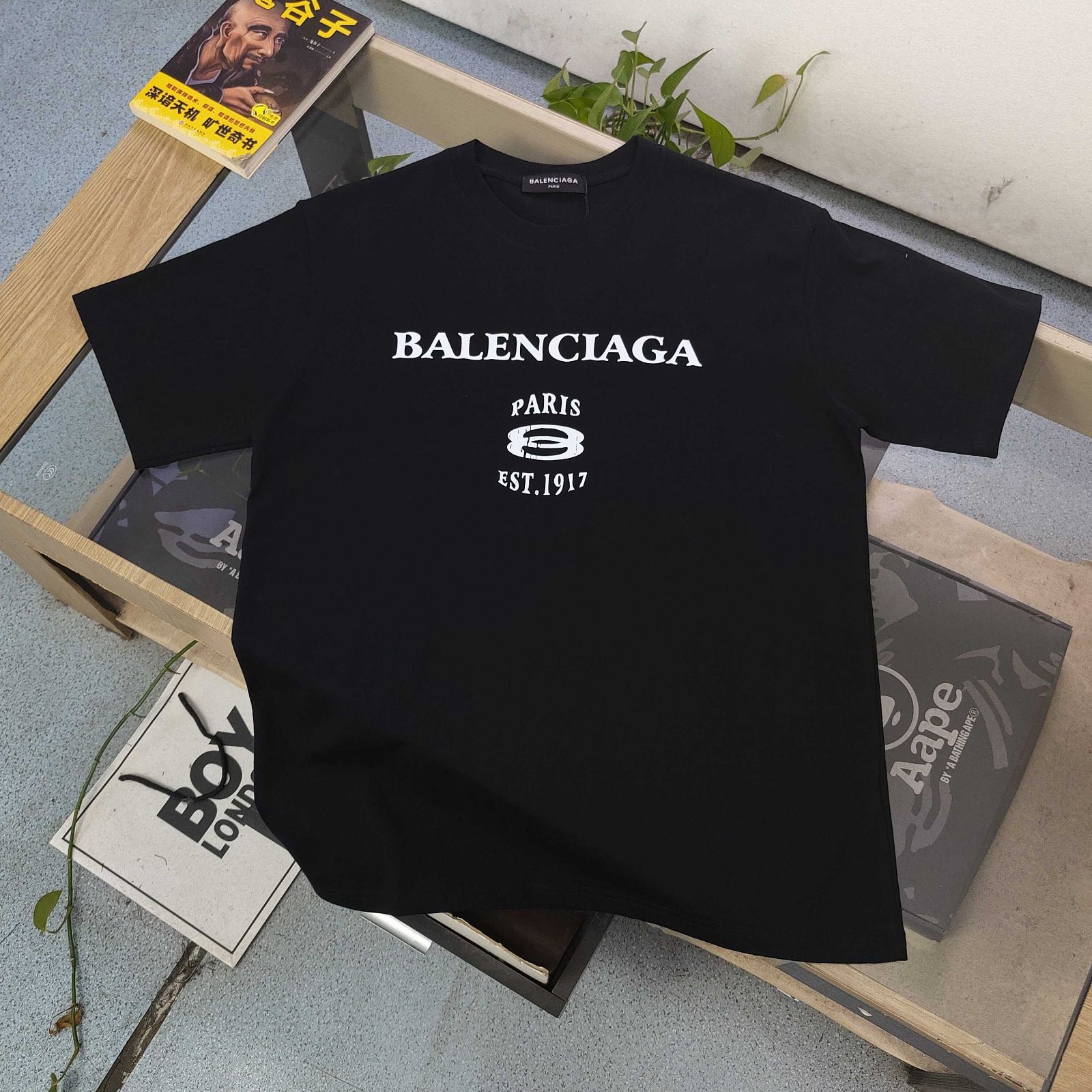 BALENCIAGAバレンシアガ 半袖シャツ ユニセックス ロゴ モノグラム