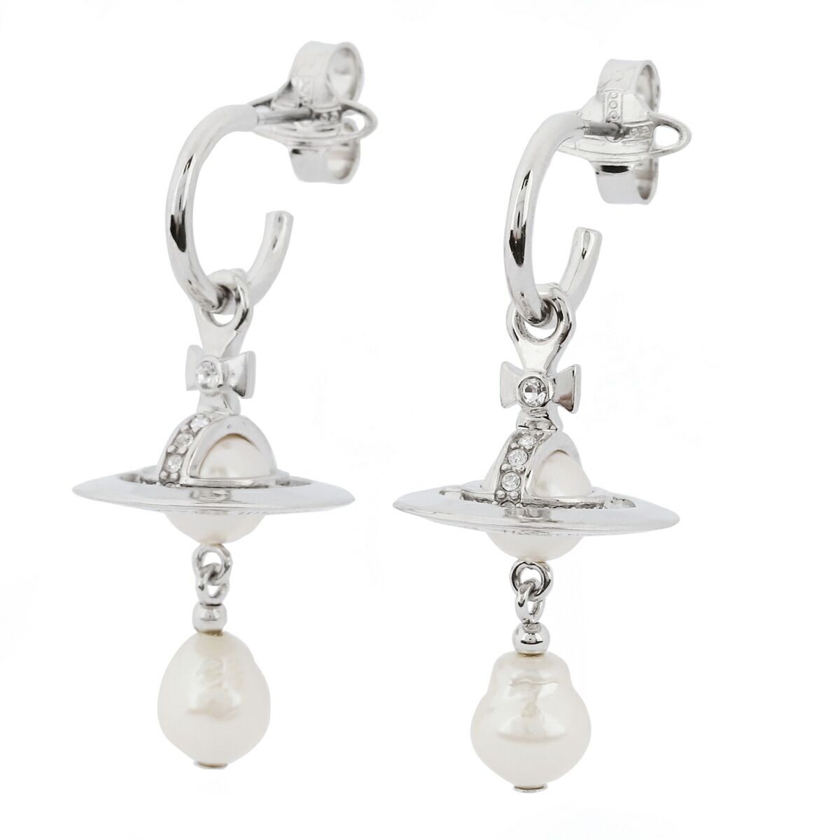 新品 ヴィヴィアン ウエストウッド Vivienne Westwood ピアス プラチナ  