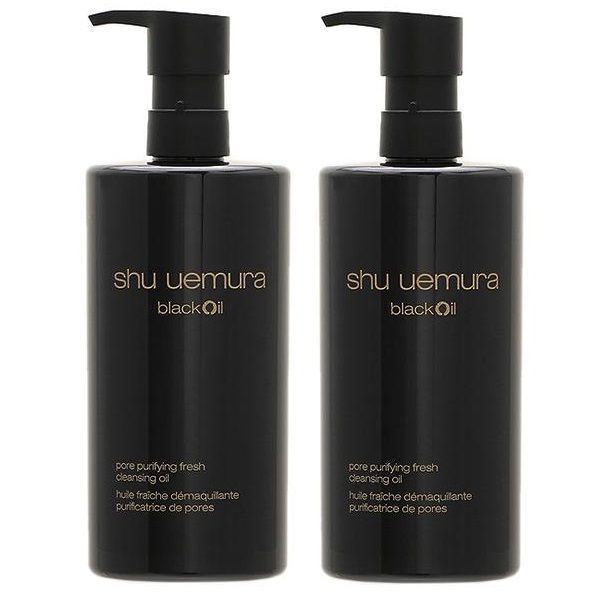 【正規品・新品未開封】2本セットシュウウエムラ shu uemura ブラック クレンジング オイル 450mL ta403