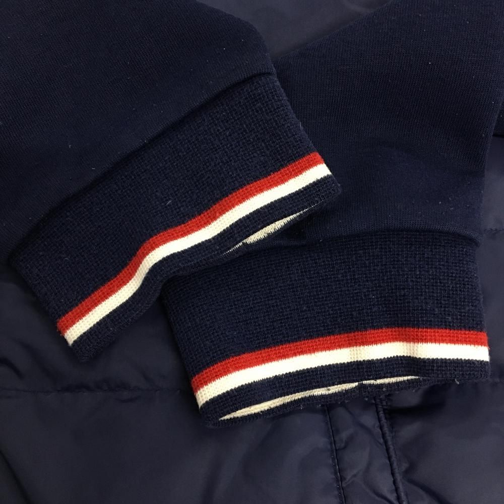 切替ダウンジャケット ネイビー