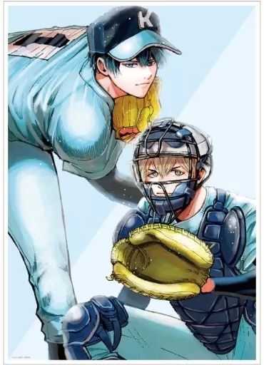 ポスター A3マット加工ポスター 清峰葉流火＆要圭 11巻表紙イラスト 忘却バッテリー