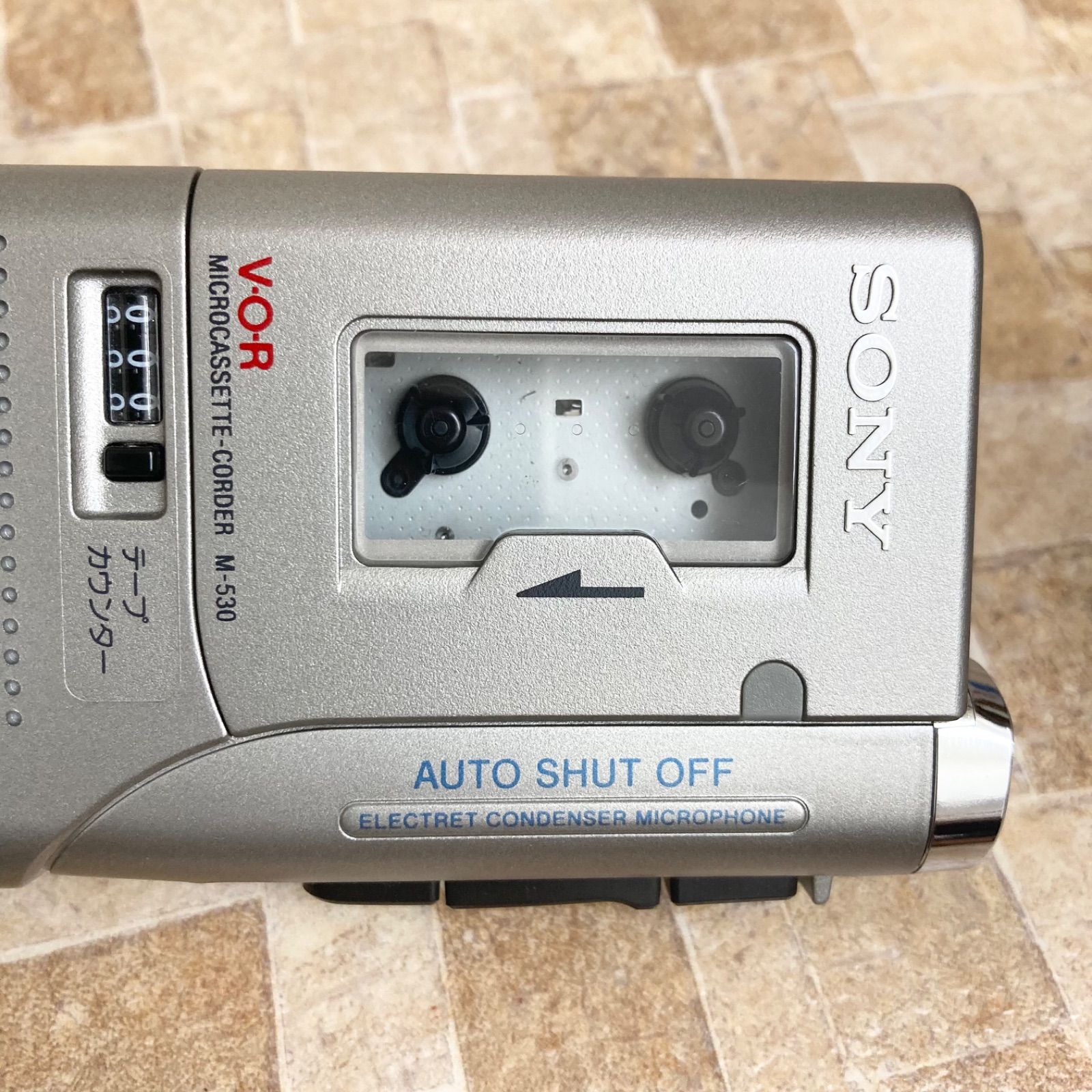 ジャンク】SONY ソニー MICROCASSETTE-CORDER M-530 本体のみ 単3電池
