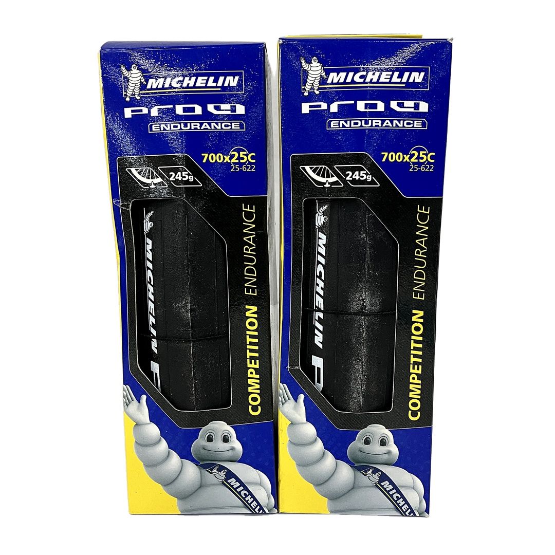 MICHELIN PRO4 ENDDURANCE 700x25C 2本セット ロードバイク タイヤ ♥ S10426788