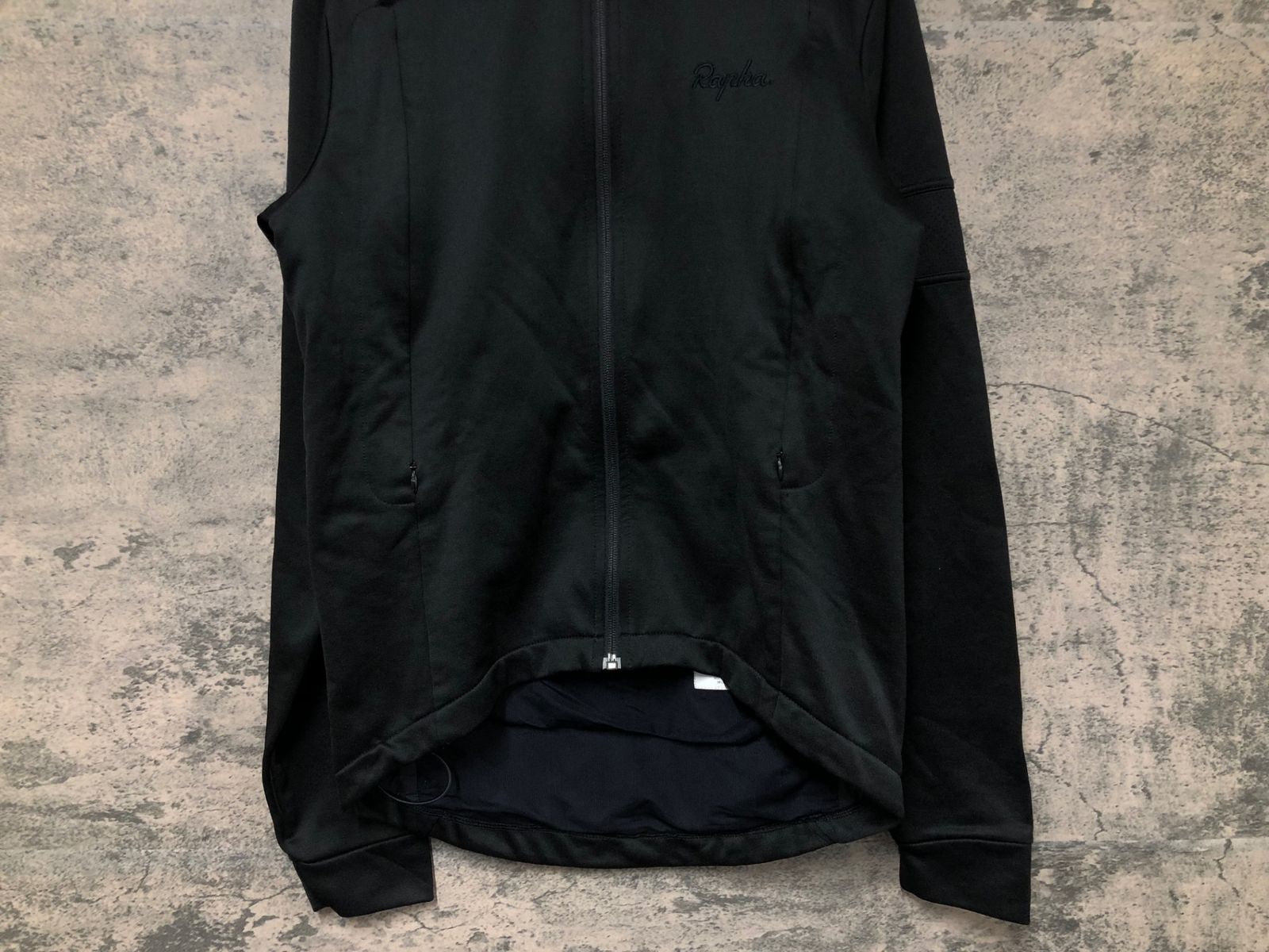 IY367 ラファ Rapha WINTER JERSEY 長袖 サイクルジャケット 黒 M 裏