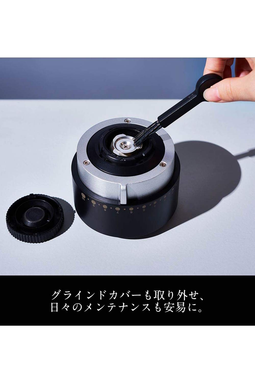 cores コレス コーングラインダー シルバー C330 コーヒーメーカー WWW_KANDAIZUMI_COM