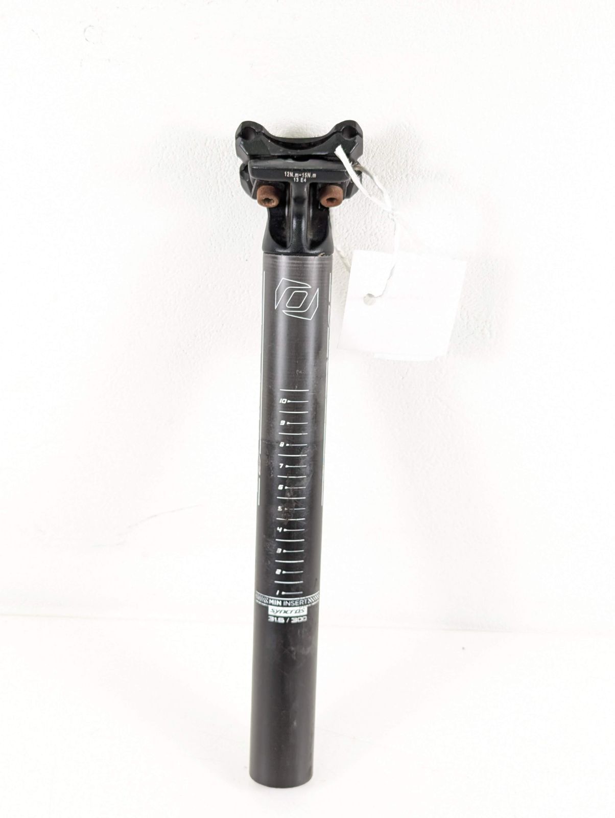 並品Syncross 【並品】Syncross RR1.4 カーボンラップ 31.6 アルミ 真 