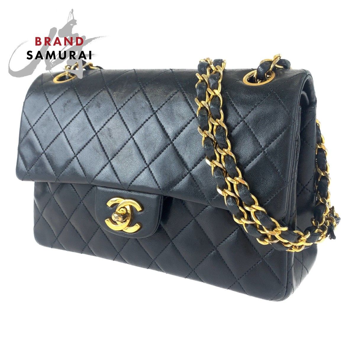 CHANEL シャネル ヴィンテージ マトラッセ23 ダブルフラップ 