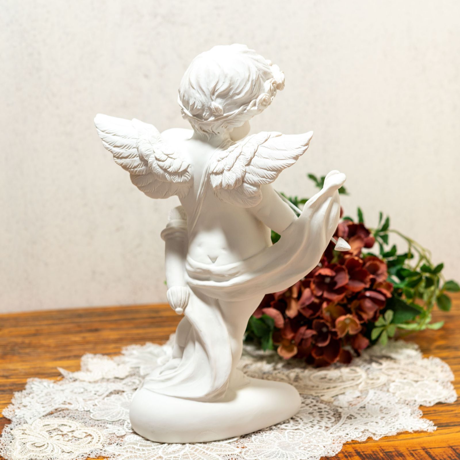 レジン（樹脂）製 弓を引く エンジェル 天使 置物 - メルカリ