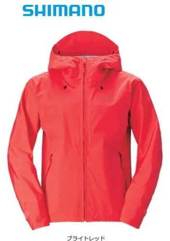 シマノ レインジャケット RA-22JS レッドM