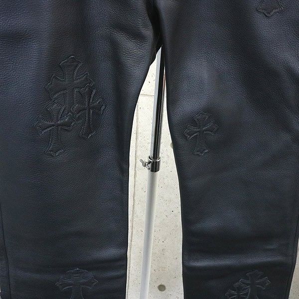 CHROME HEARTS 銀座店 クロムハーツ 新品 JEAN STRTLG LTHR クロス 