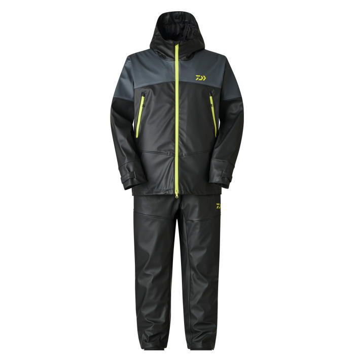 ダイワ PUオーシャンウィンタースーツ DW-6025 ガンメタルブラック 3XLサイズ 防寒着 レインウェア daiwa 釣具
