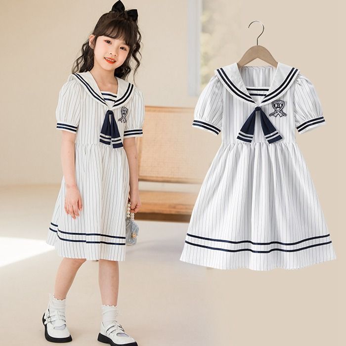 (*^▽^*) 子供服 ガールズ 女の子 ワンピース ミディアムワンピース 半袖