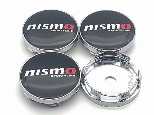 nismo 日産 ホイールセンターキャップハブキャップ ホイールカバー センターキャップ バッジ エンブレムステッカー 60mm 4個セット[品]