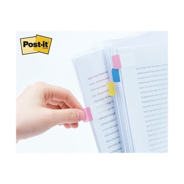 まとめ 3M ポスト イットフィルムインデックス 厚口 マルチ 3 40×18mm 686MC-3 1パック 3冊 ×30セット SKLAD-KIRPICHA_RU