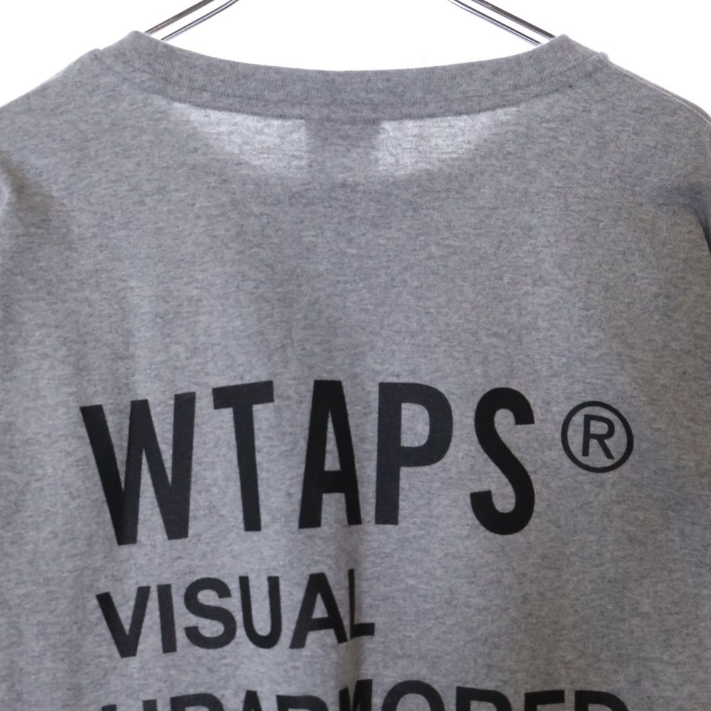 グレー XL Wtaps VISUAL UPARMORED LS COTTON WTAPS (ダブルタップス) 23SS VISUAL UPARMORED LS COTTON ロゴ