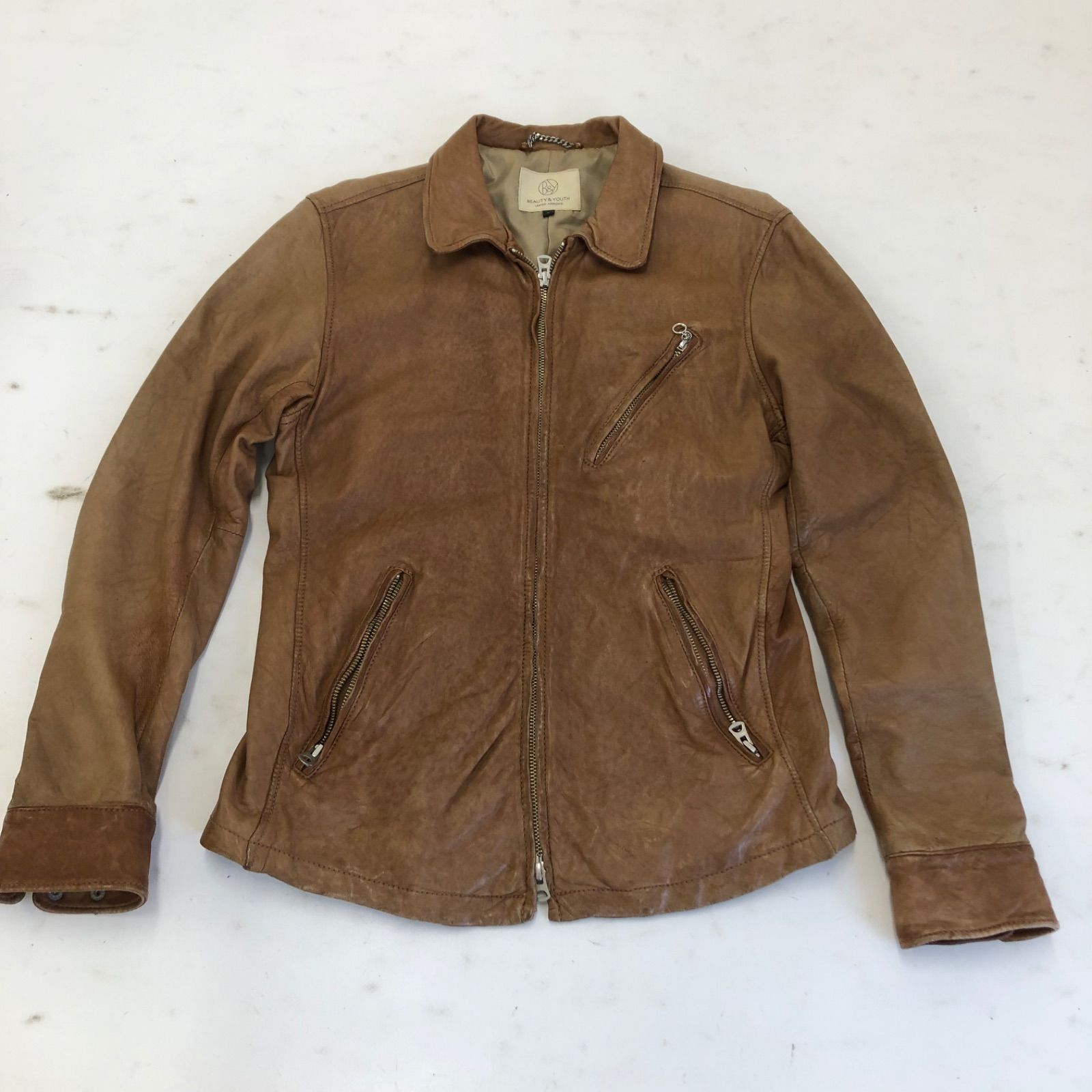ハルフ Haruf 本革 レザージャケット ライダースジャケット 革