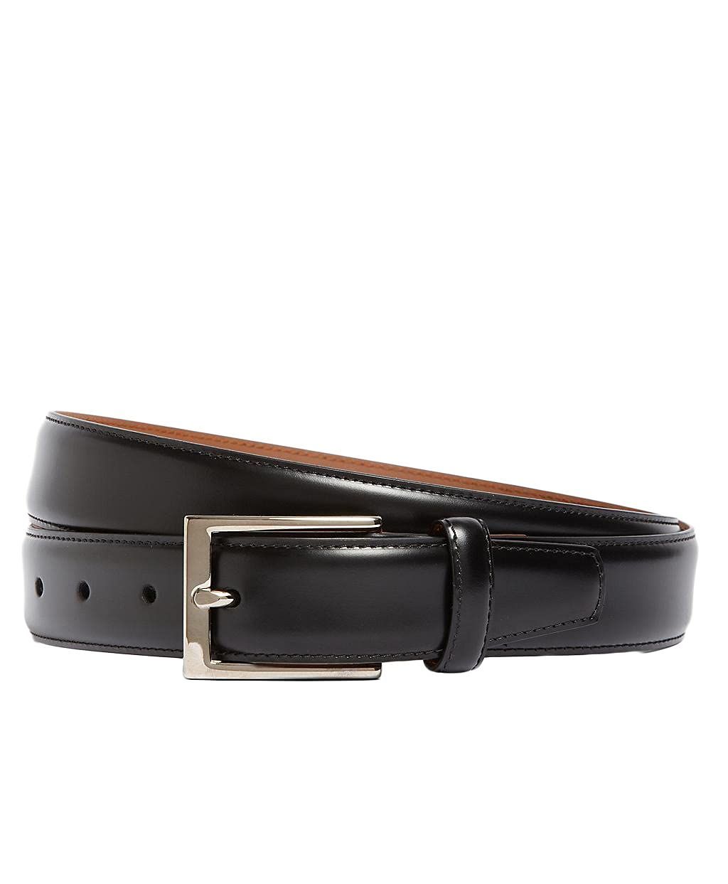 36インチ_ブラック Brooks Brothers ブルックス ブラザーズ シルバーバックル ドレスベルト 100002065 ブラック 36インチ