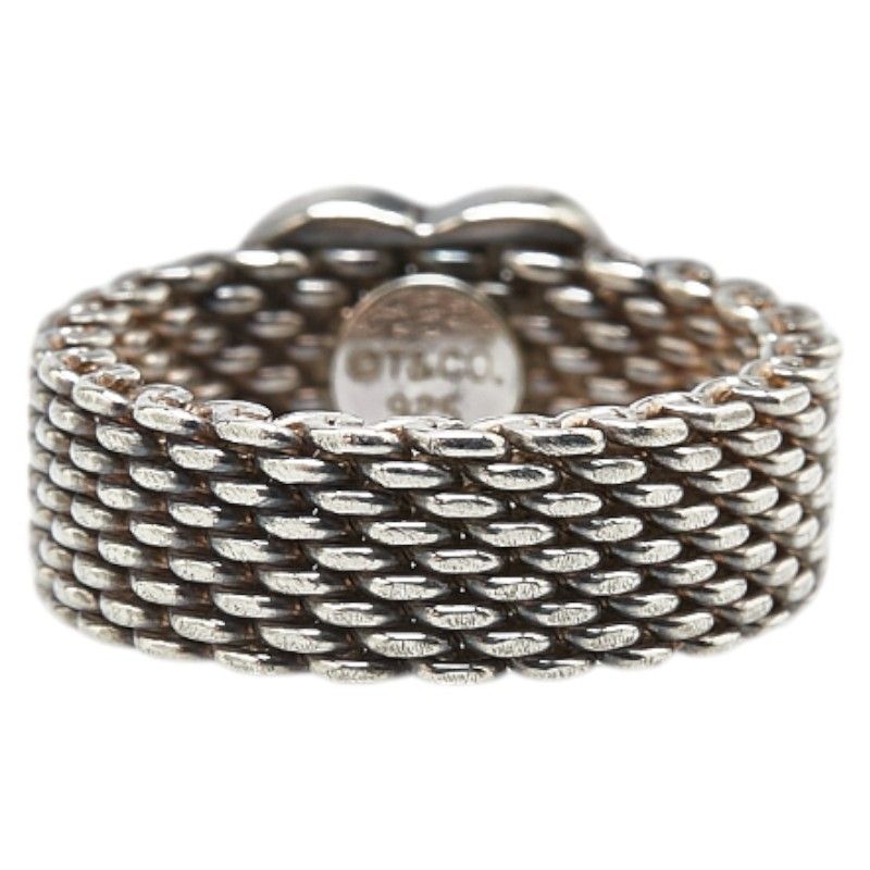 TIFFANY&Co. サマセット ハート メッシュ ブレスレット SV925